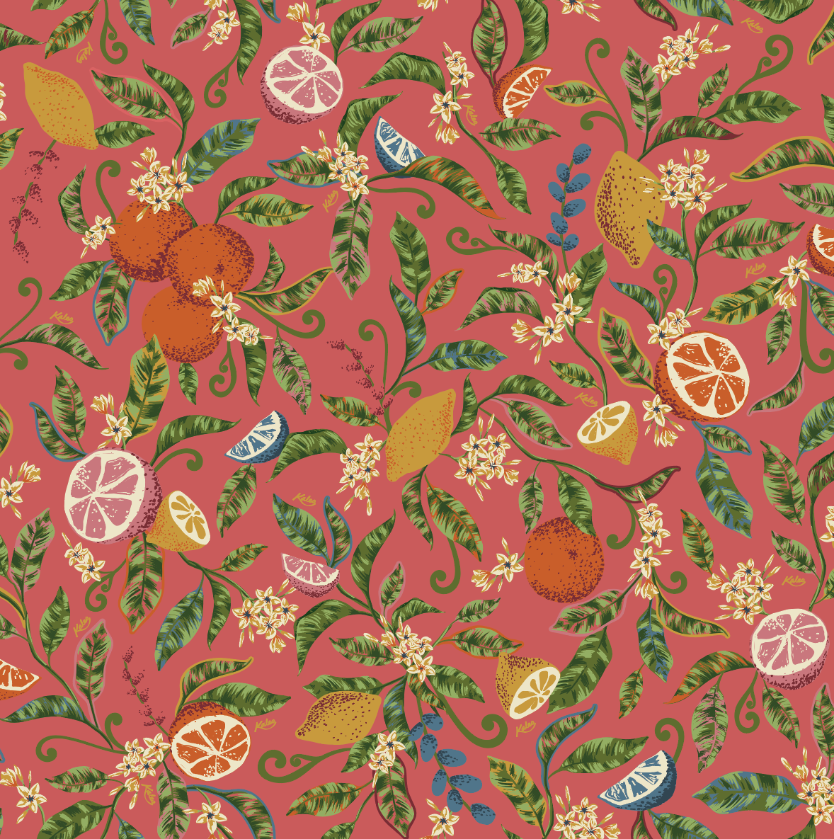 BE FRUITFUL PRINT by Zara Parmenter