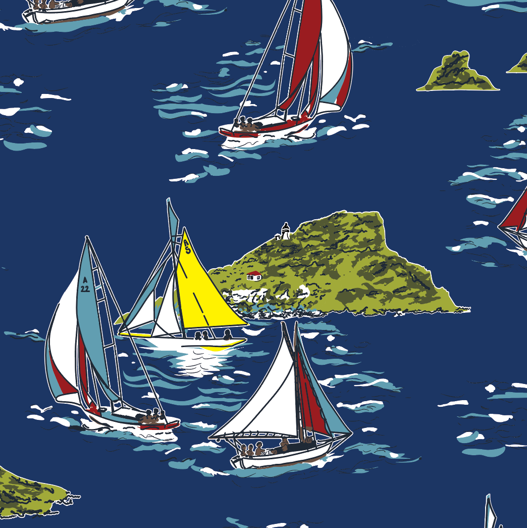 SAIL THE BAY by artist Beth Bertenshaw