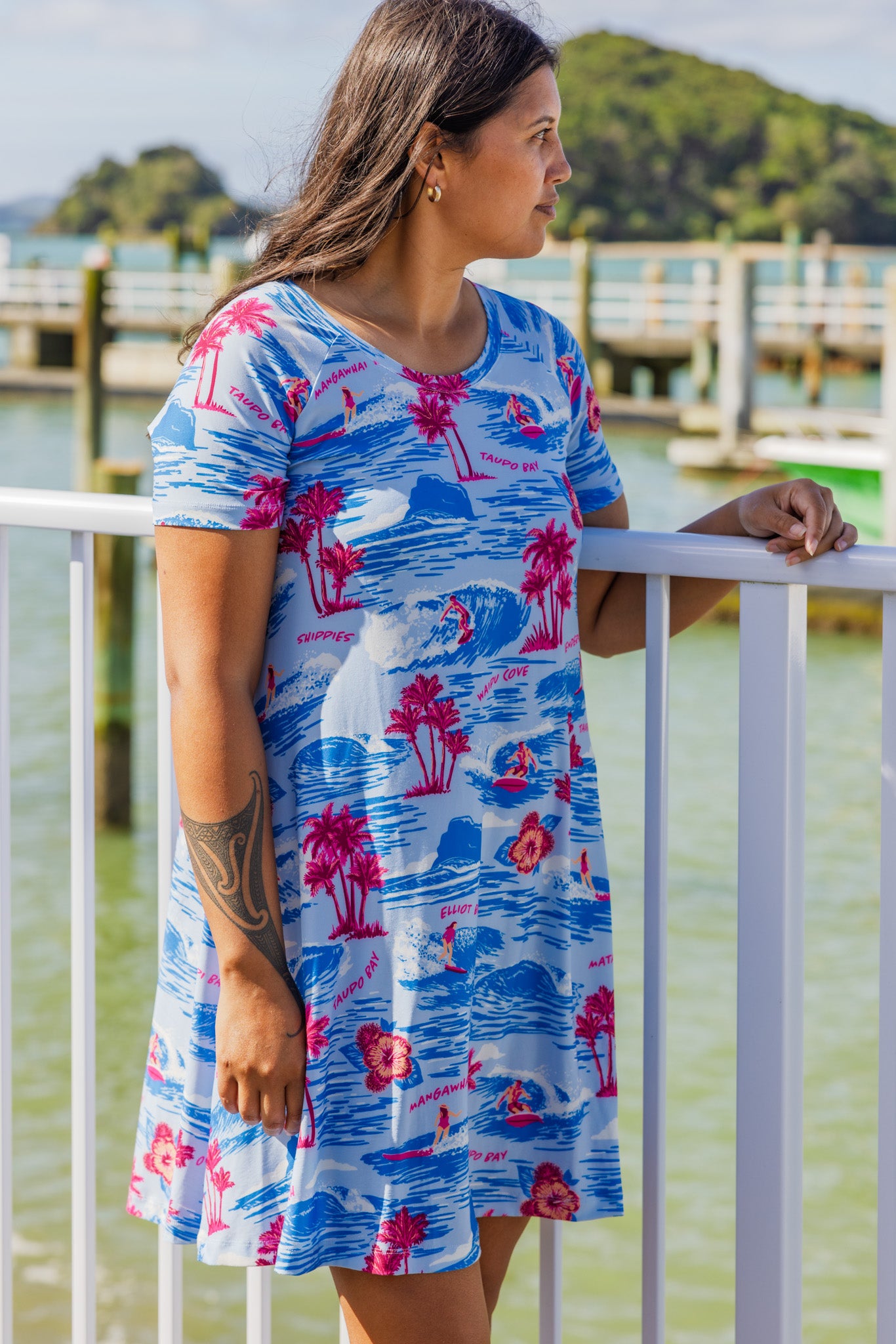 Surf Northland Short Sleeve Dress