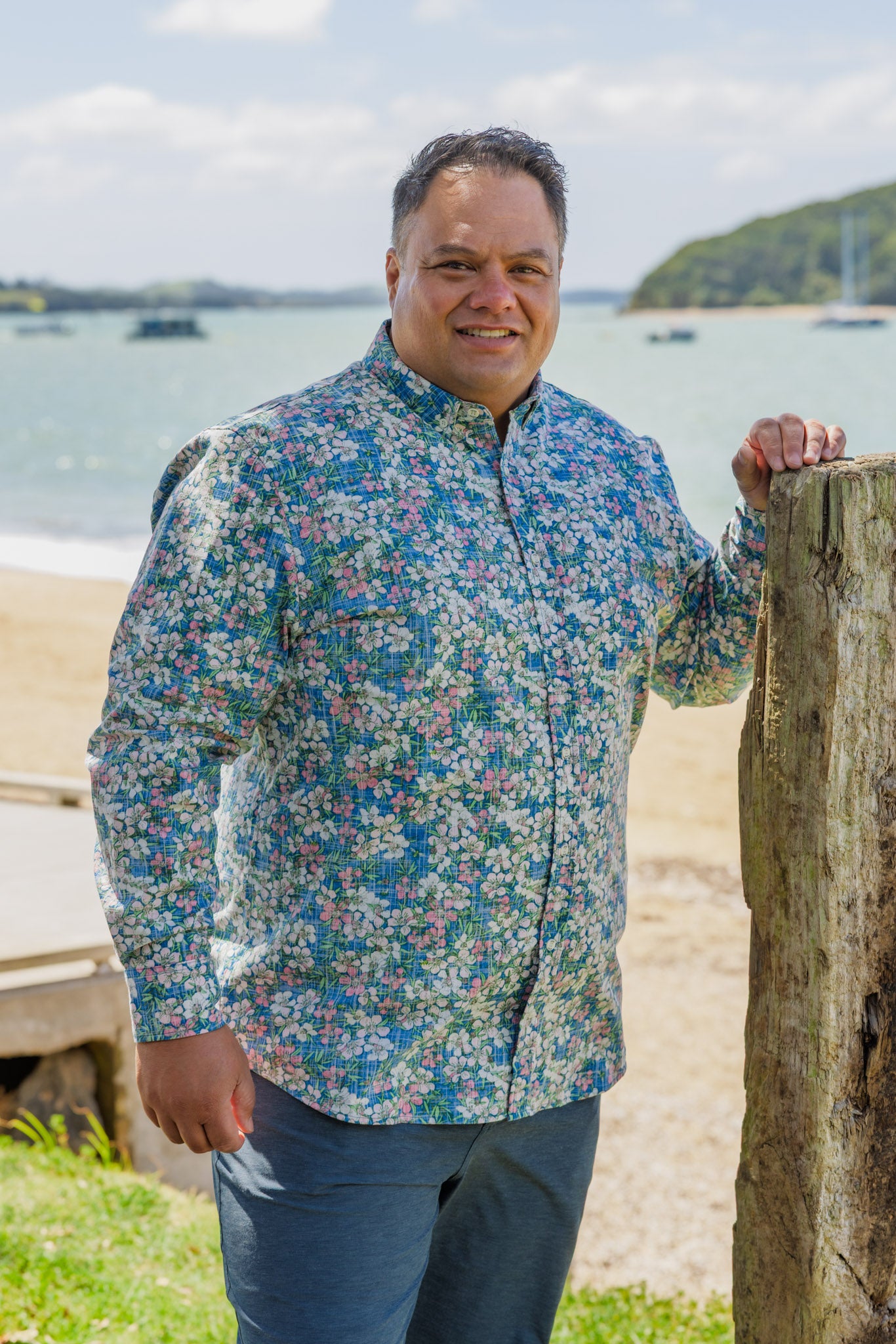Manuka Kiwi Classic Long Sleeve Mens Shirt
