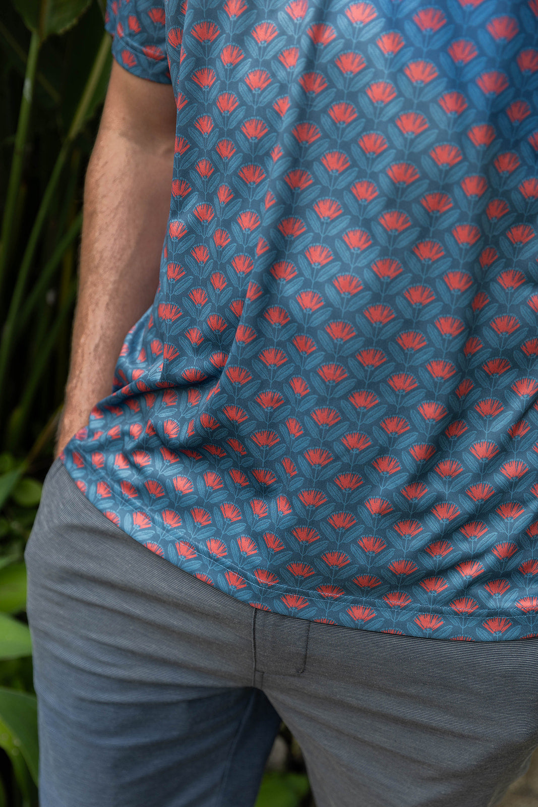 Mens Golf Polo- Pohutukawa