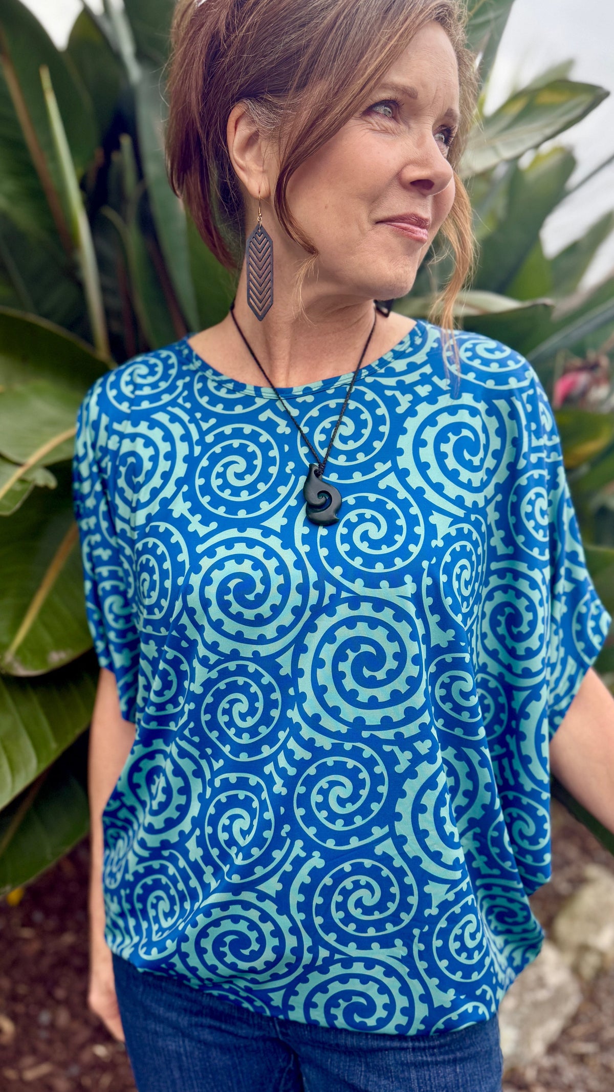 Takarangi Batwing Blouse