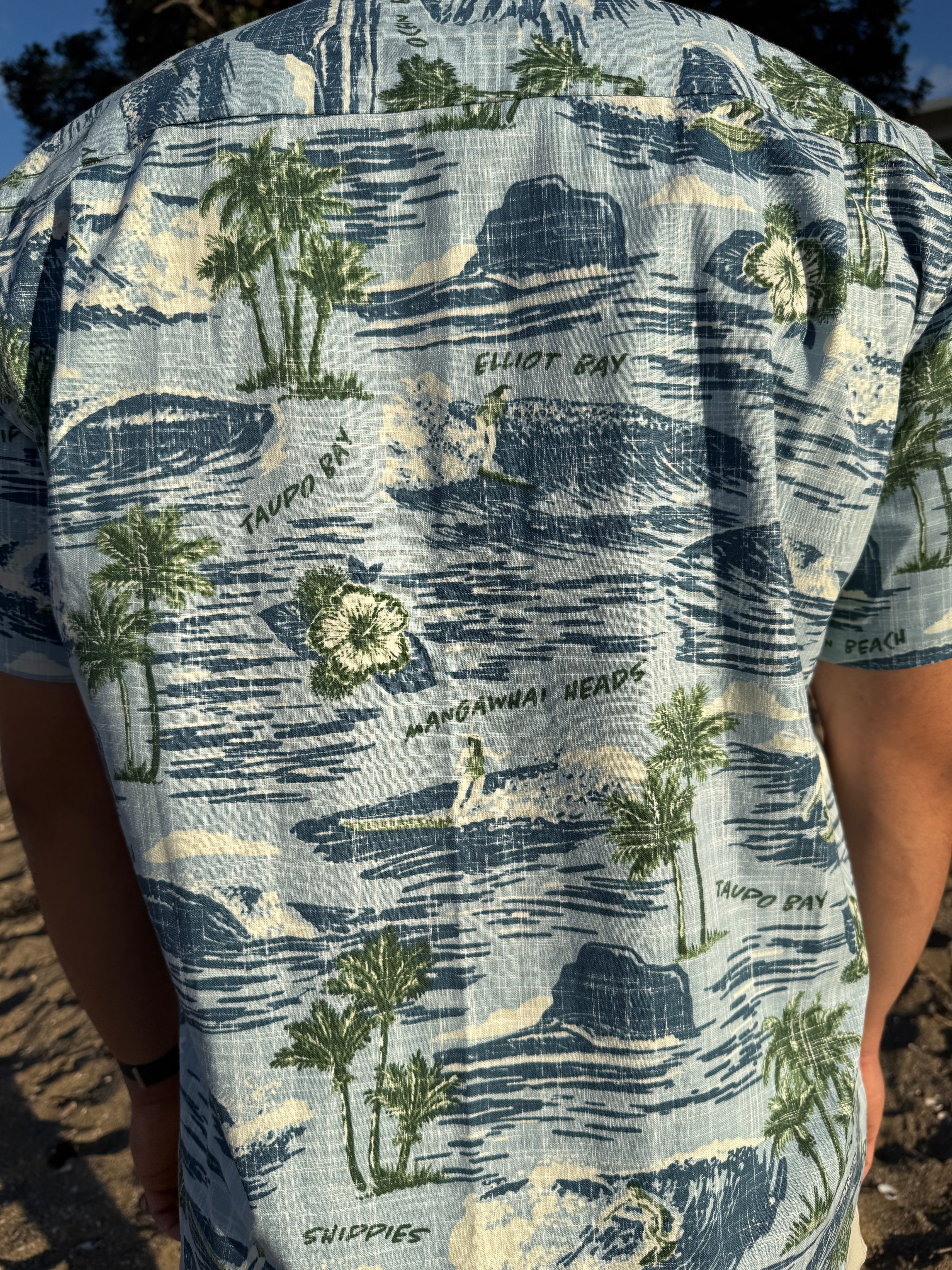 Surf Northland Kiwi Classic Short Sleeve Mens Shirt