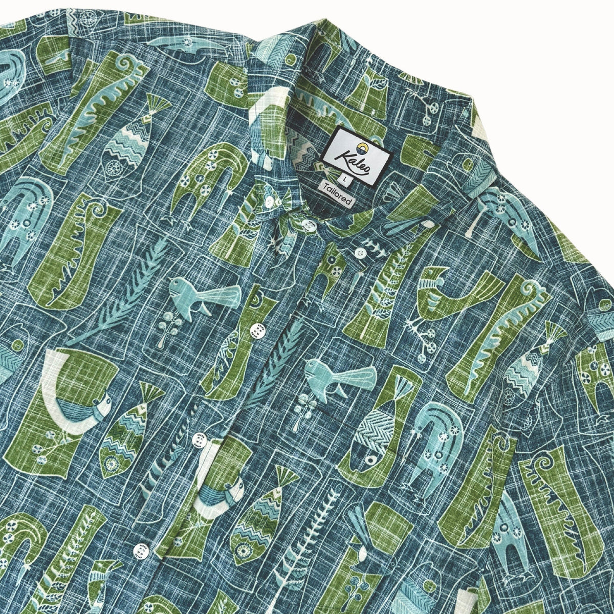Mid Century Kiwiana Kiwi Classic Short Sleeve Mens Shirt
