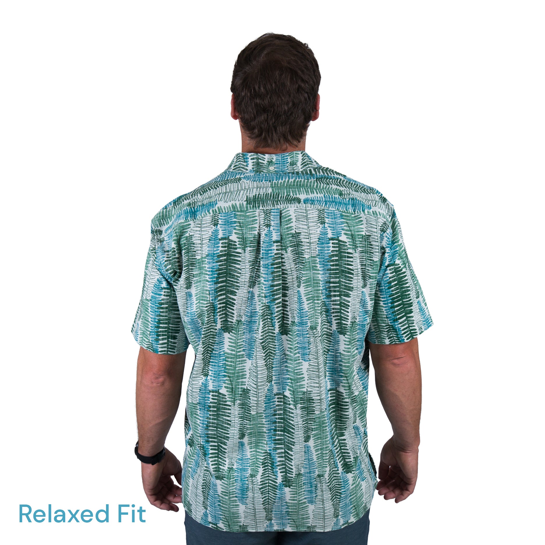 Piupiu Fern Kiwi Classic Short Sleeve Mens Shirt