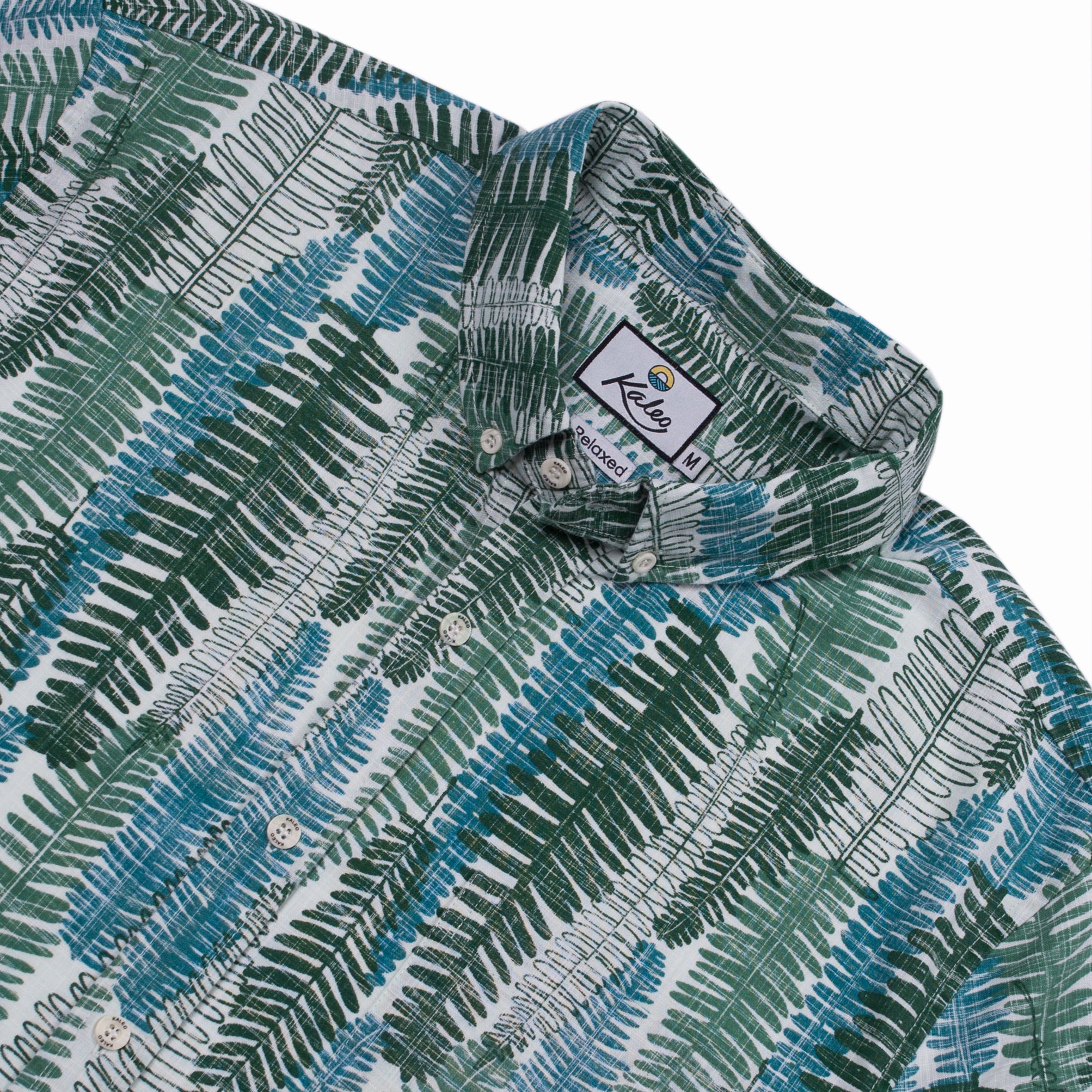 Piupiu Fern Kiwi Classic Short Sleeve Mens Shirt