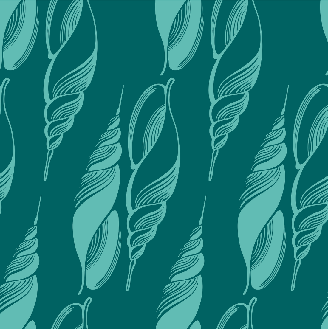 Simple Volute Pattern GOLDEN VOLUTE SHELL PRINT by artist Jill Creighton