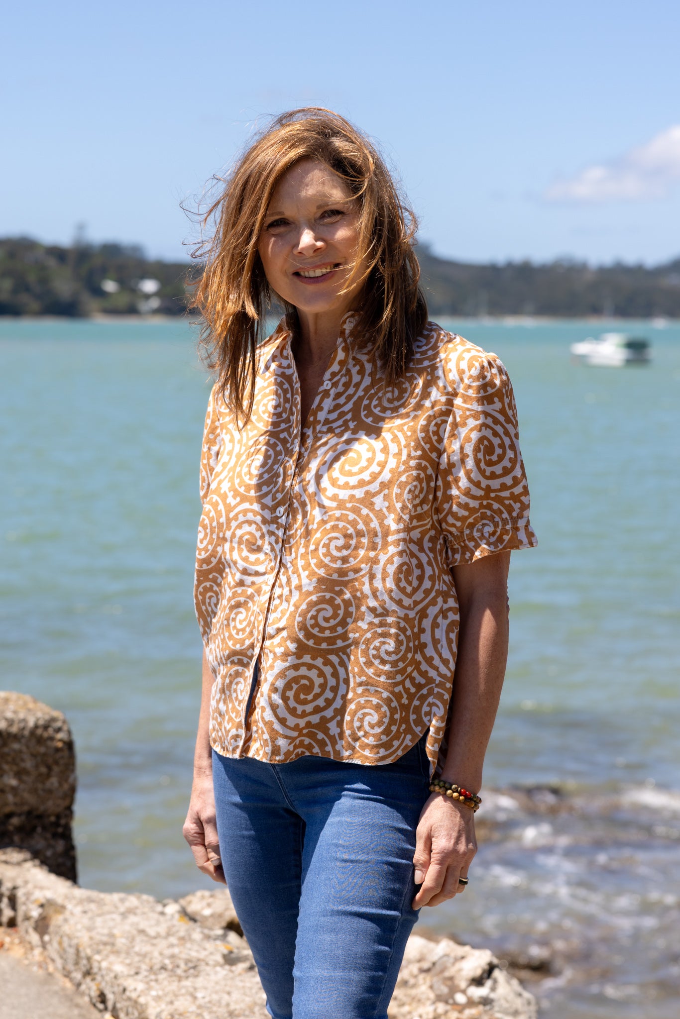 Takarangi Linen Blouse