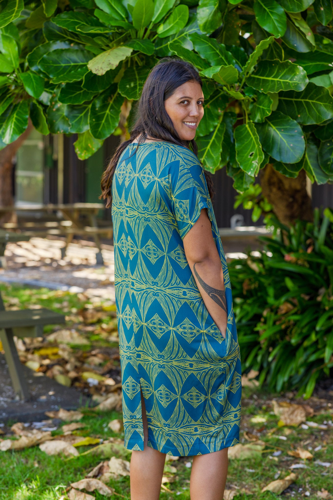 Orokohanga V- neck Dress