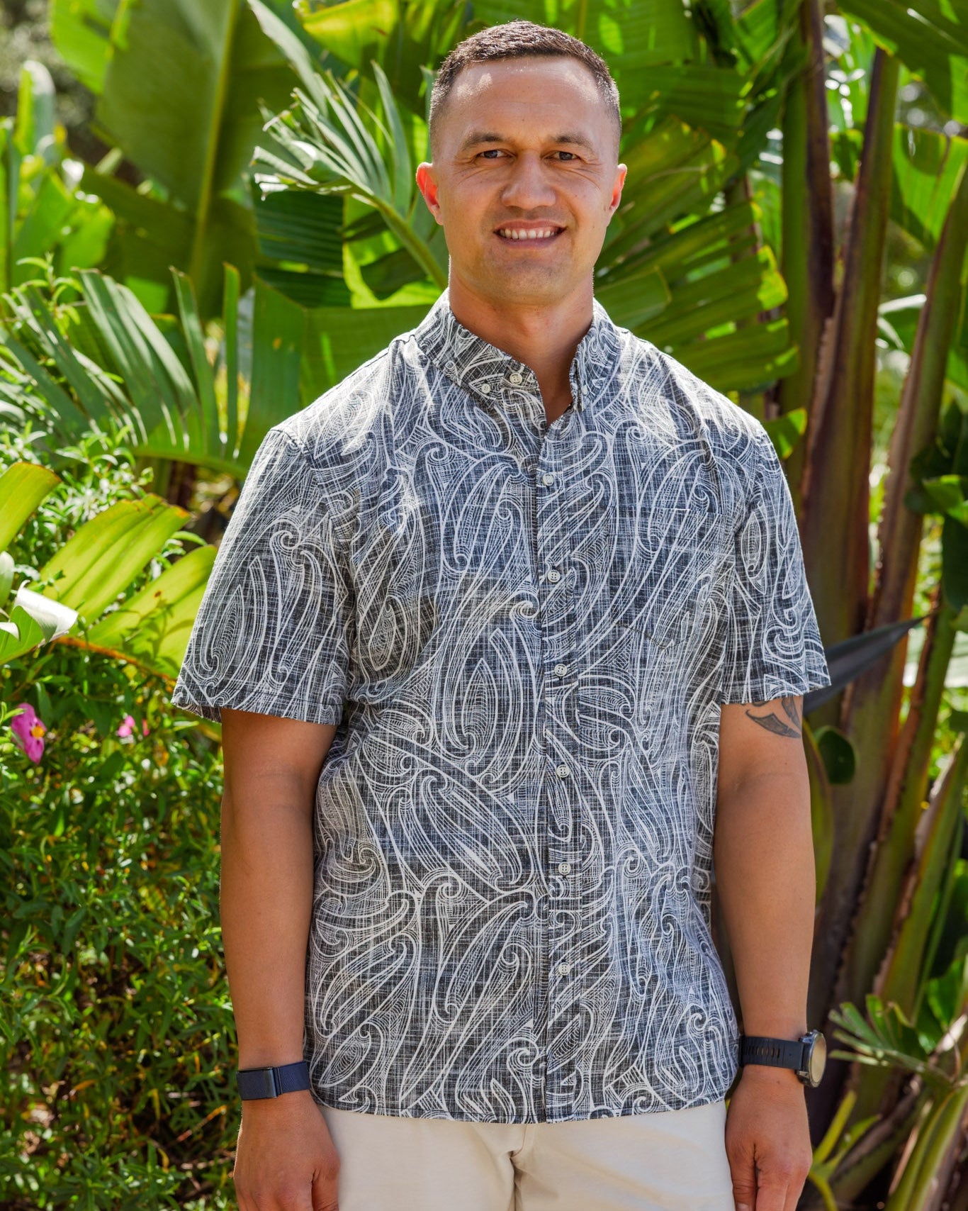 Kowhaiwhai SS Kiwi Classic Mens Shirt