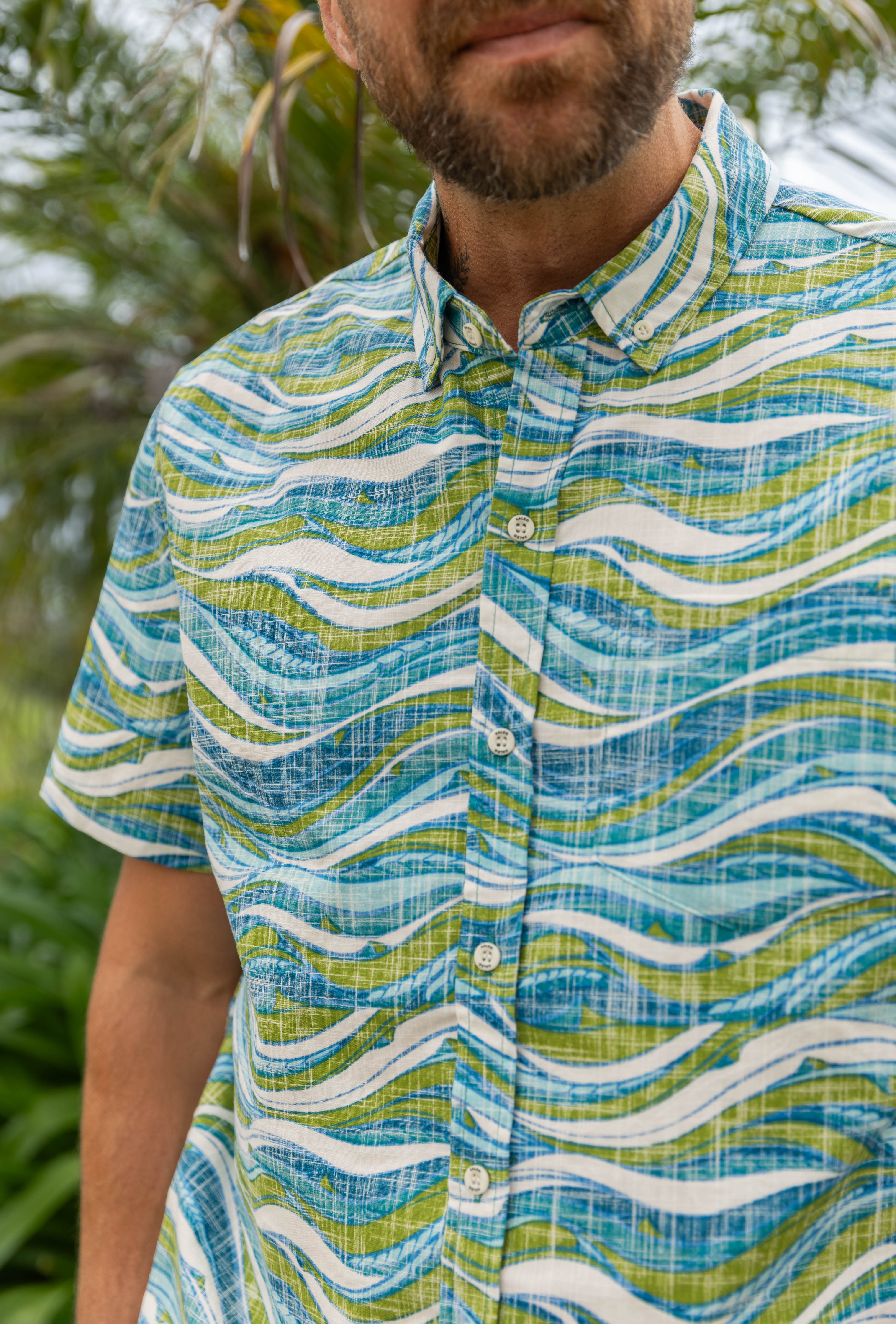 Rerenga Kiwi Classic Short Sleeve Mens Shirt