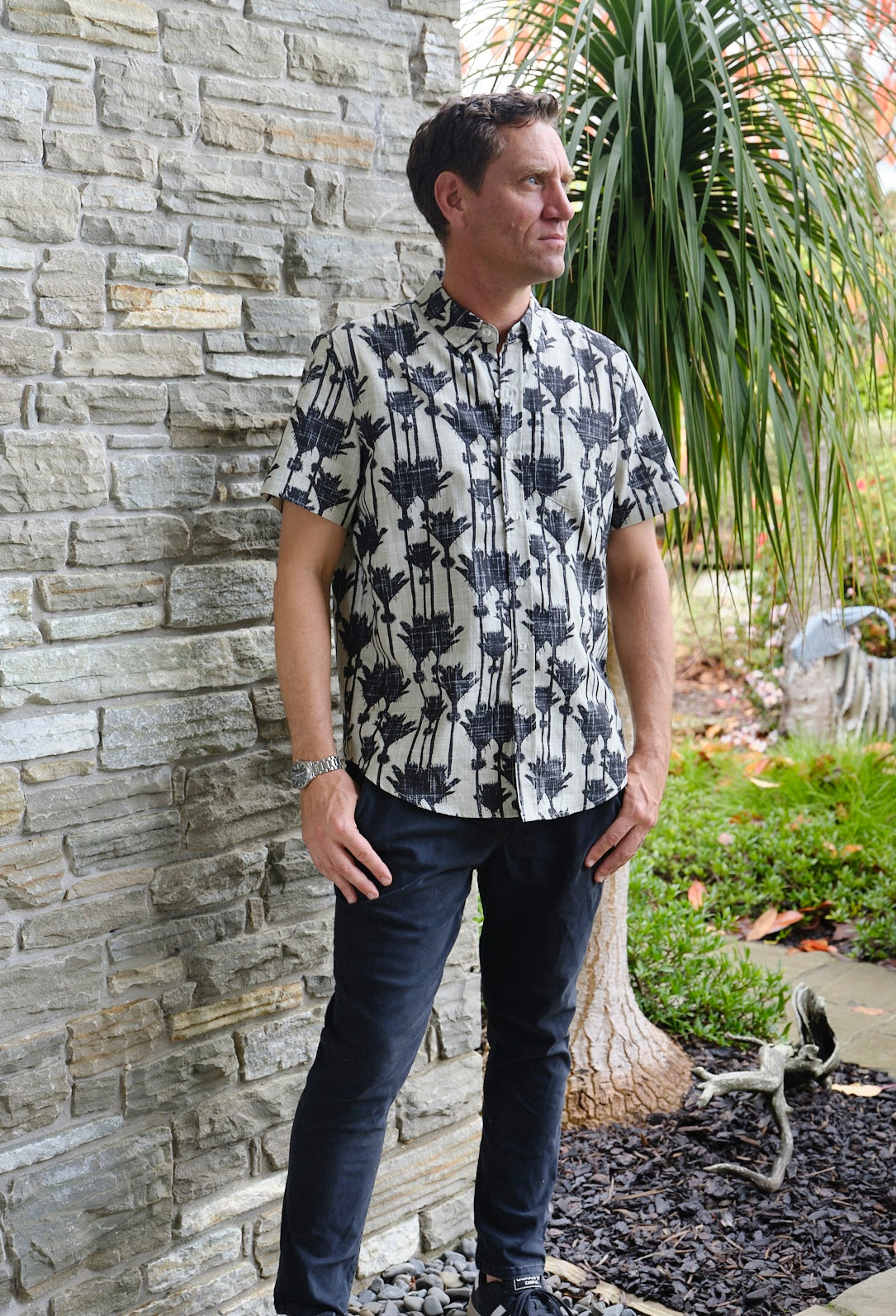 Nikau Palm Mens Kiwi Classic SS Shirt