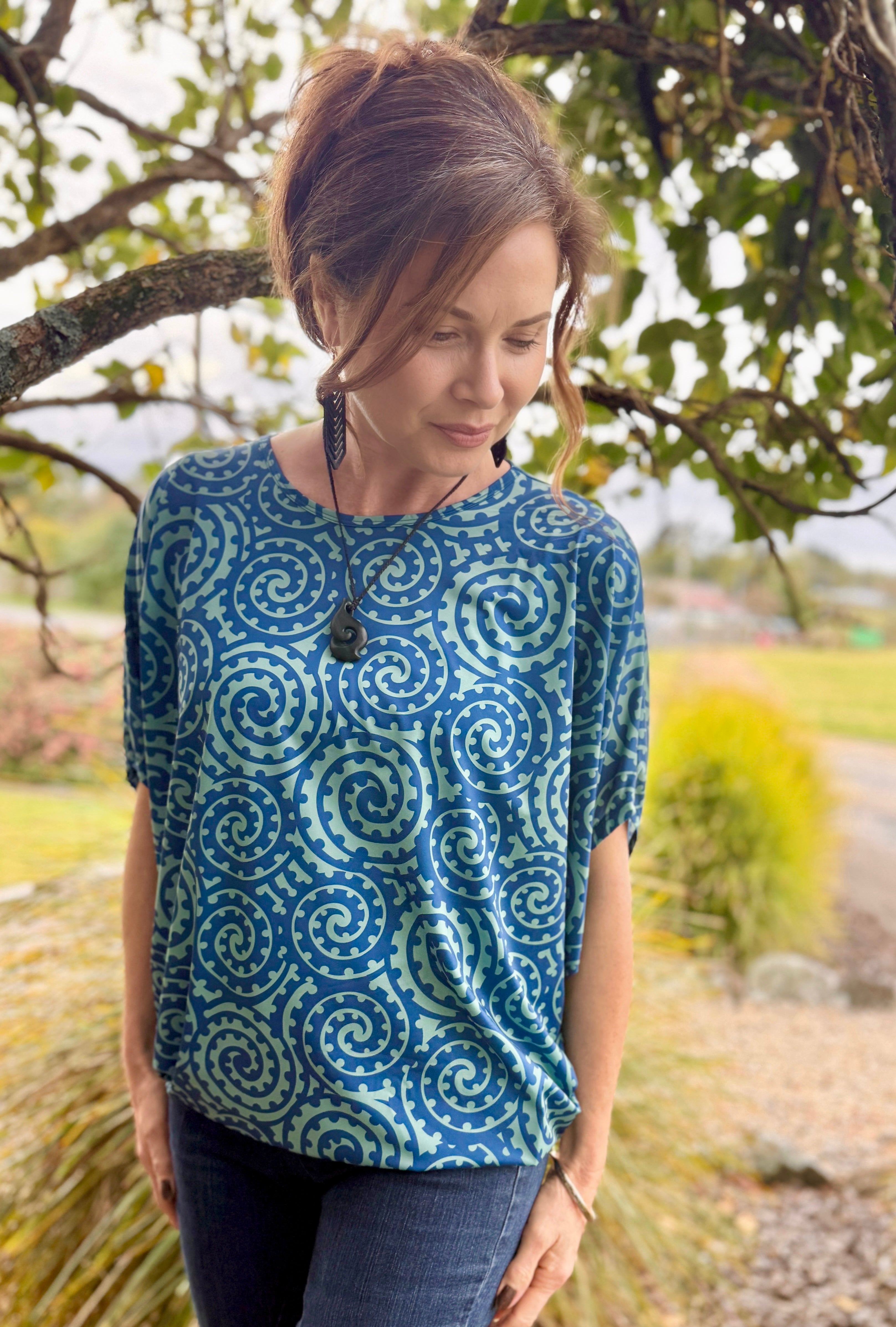 Takarangi Batwing Blouse