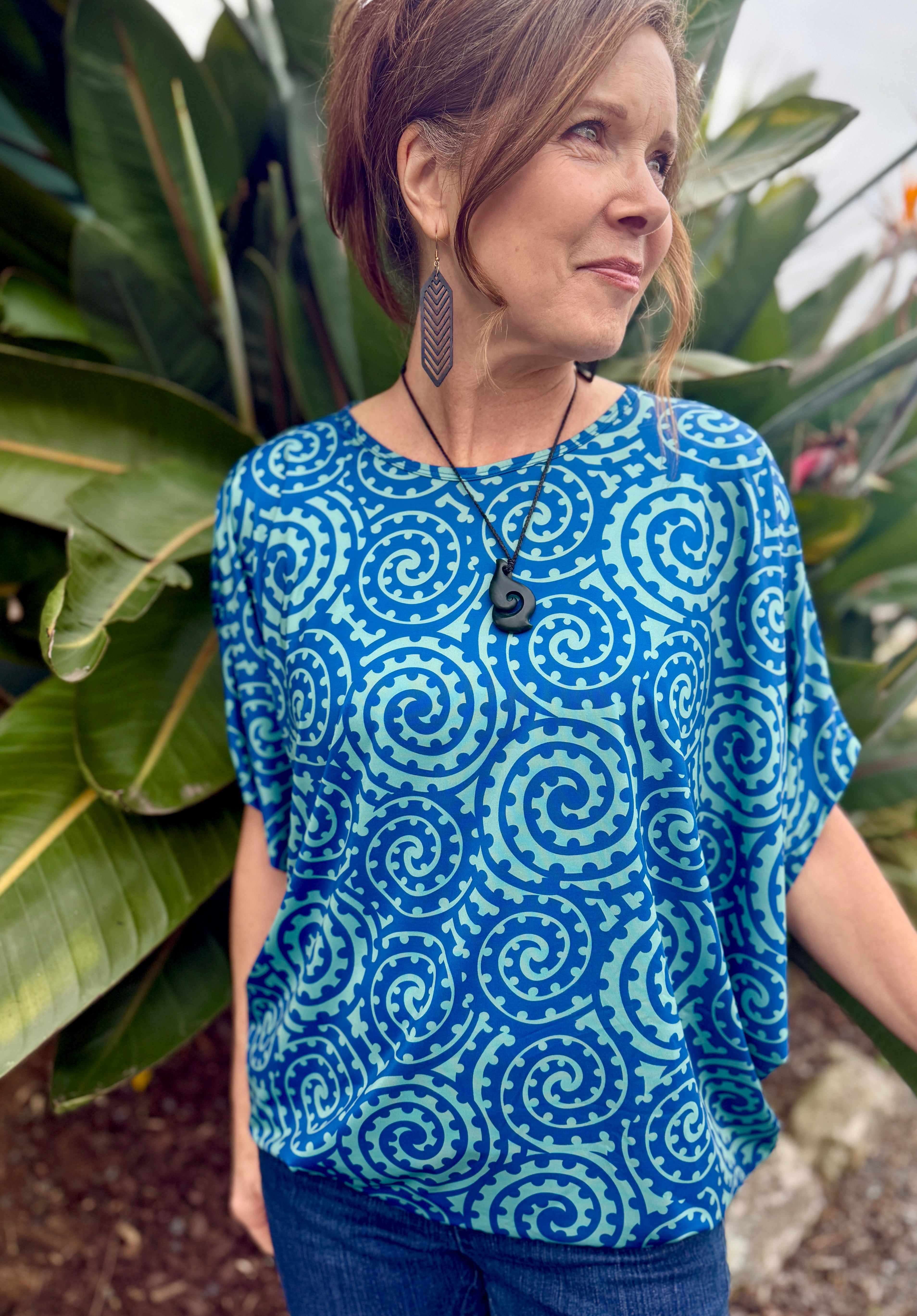 Takarangi Batwing Blouse
