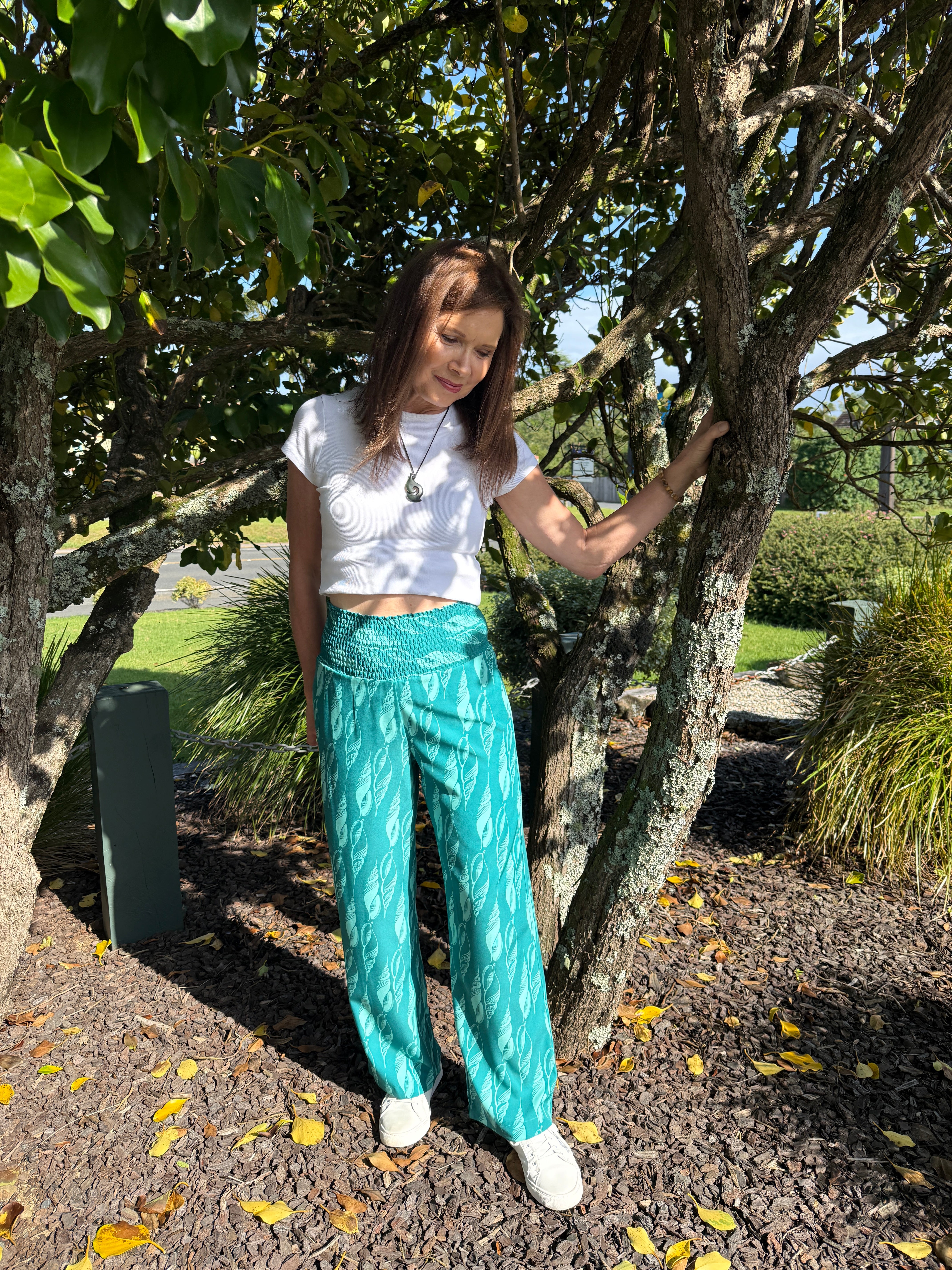 Volute Shell Flowy Pants