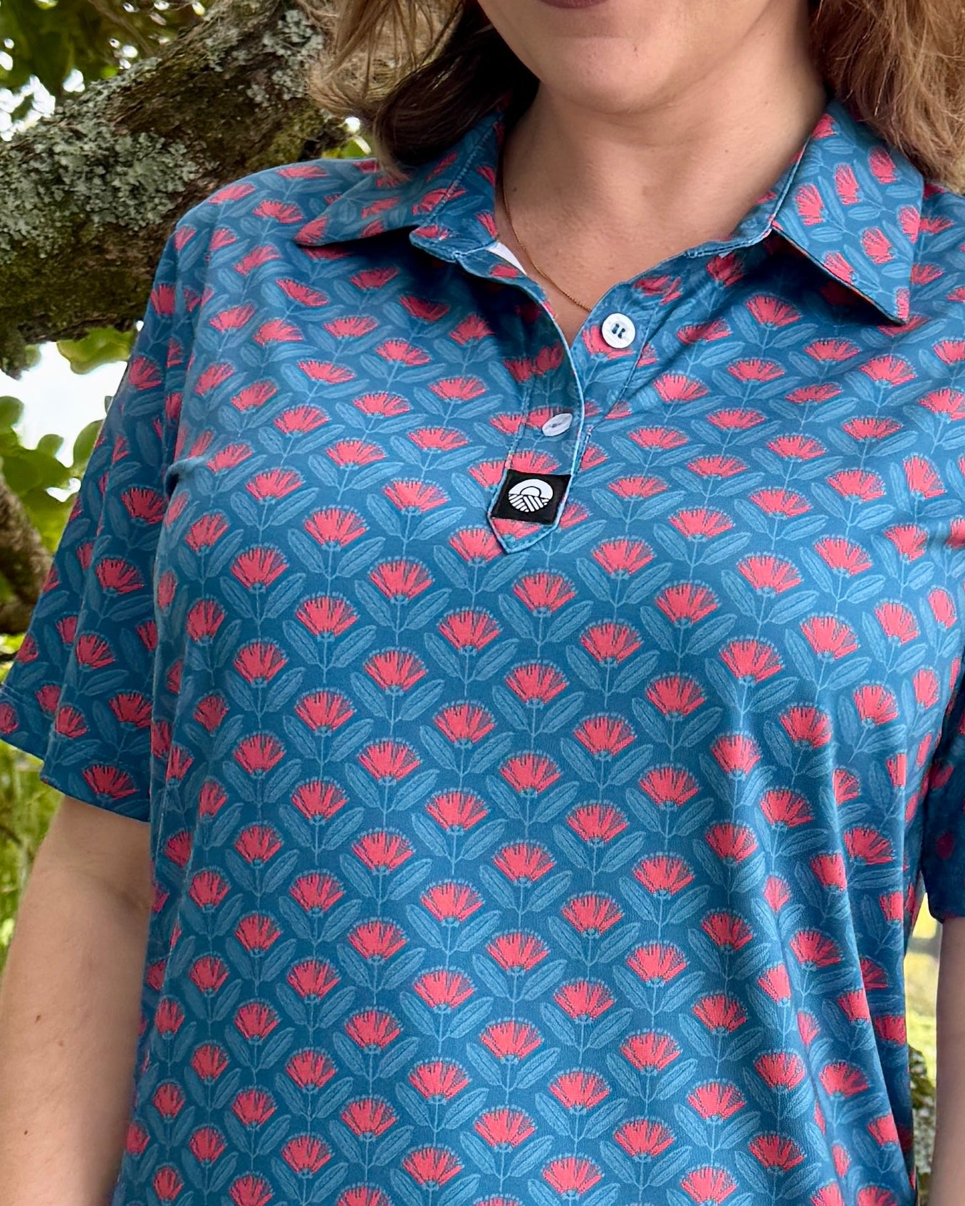 Womens Golf Polo Dress- Pōhutukawa