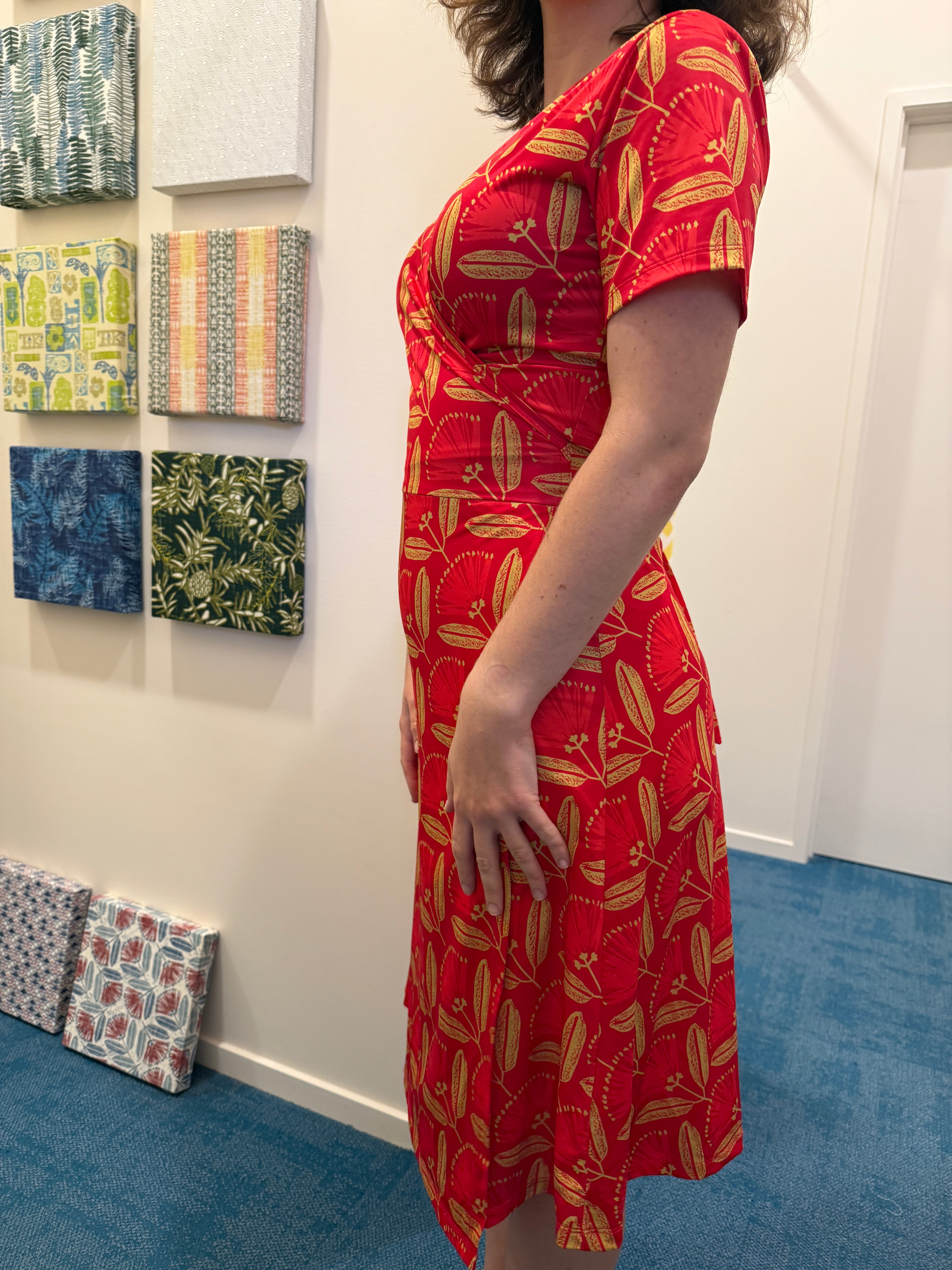 Pōhutukawa Wrap Dress