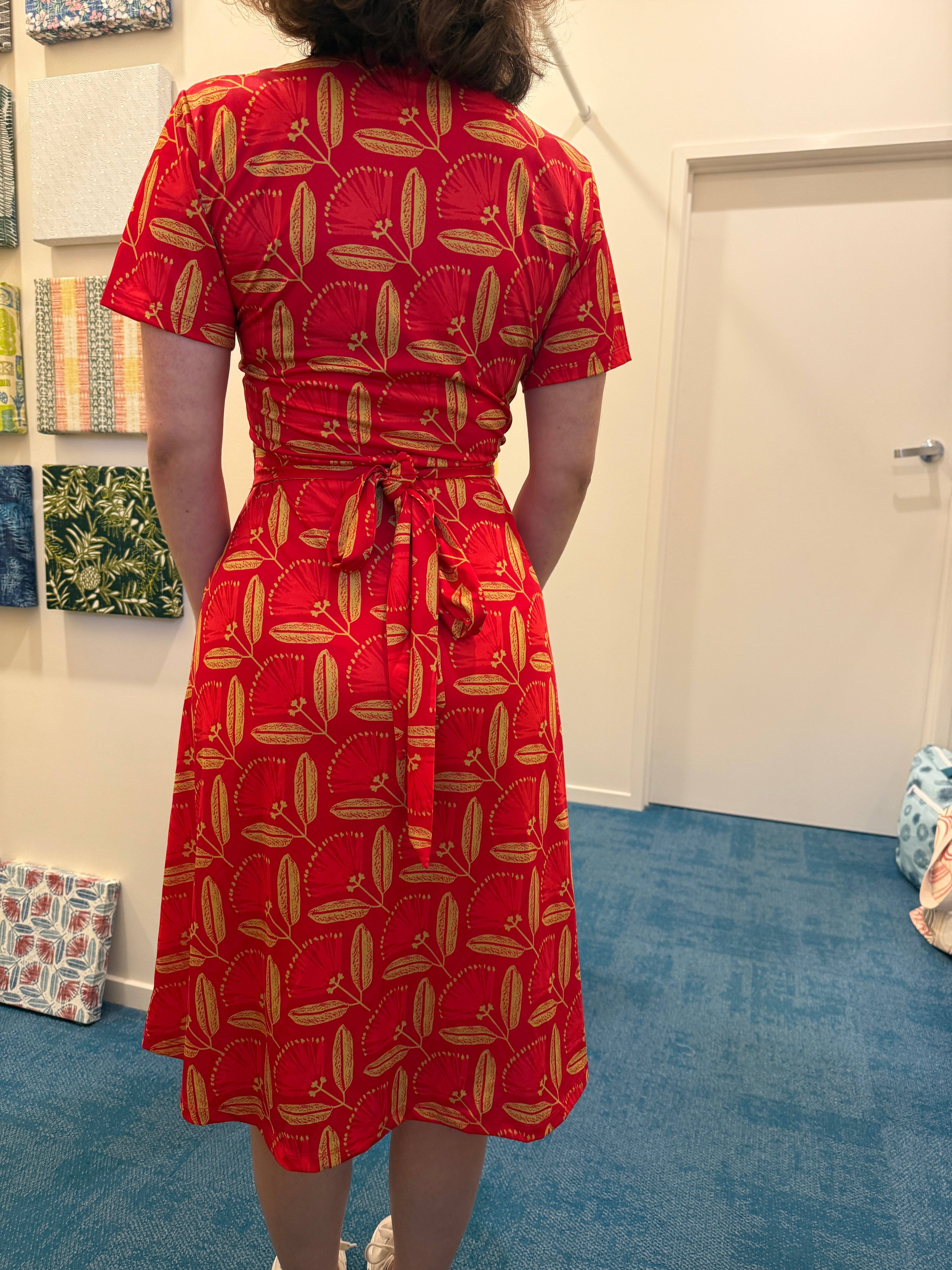 Pōhutukawa Wrap Dress