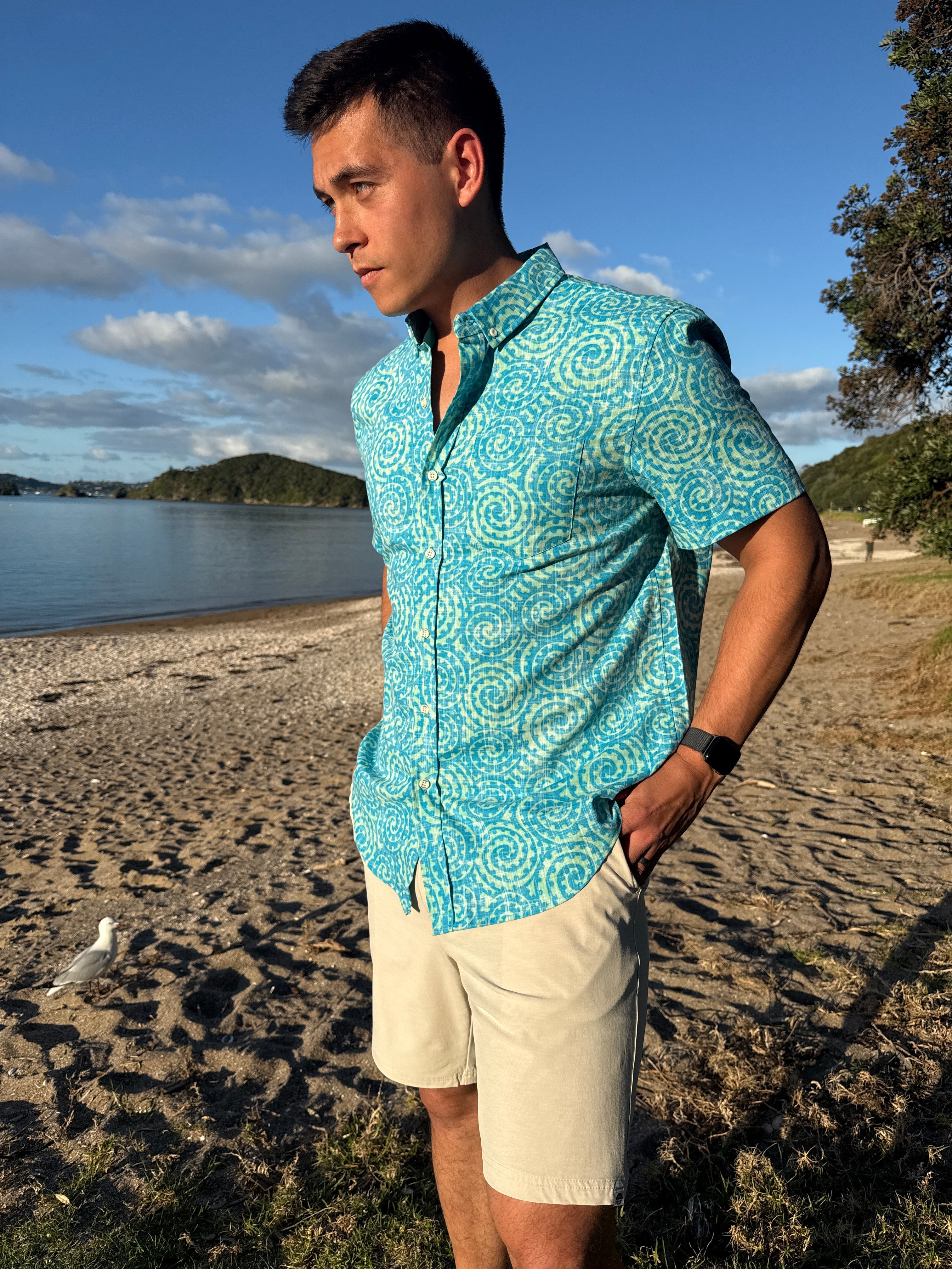Takarangi Kiwi Classic Mens SS Shirt