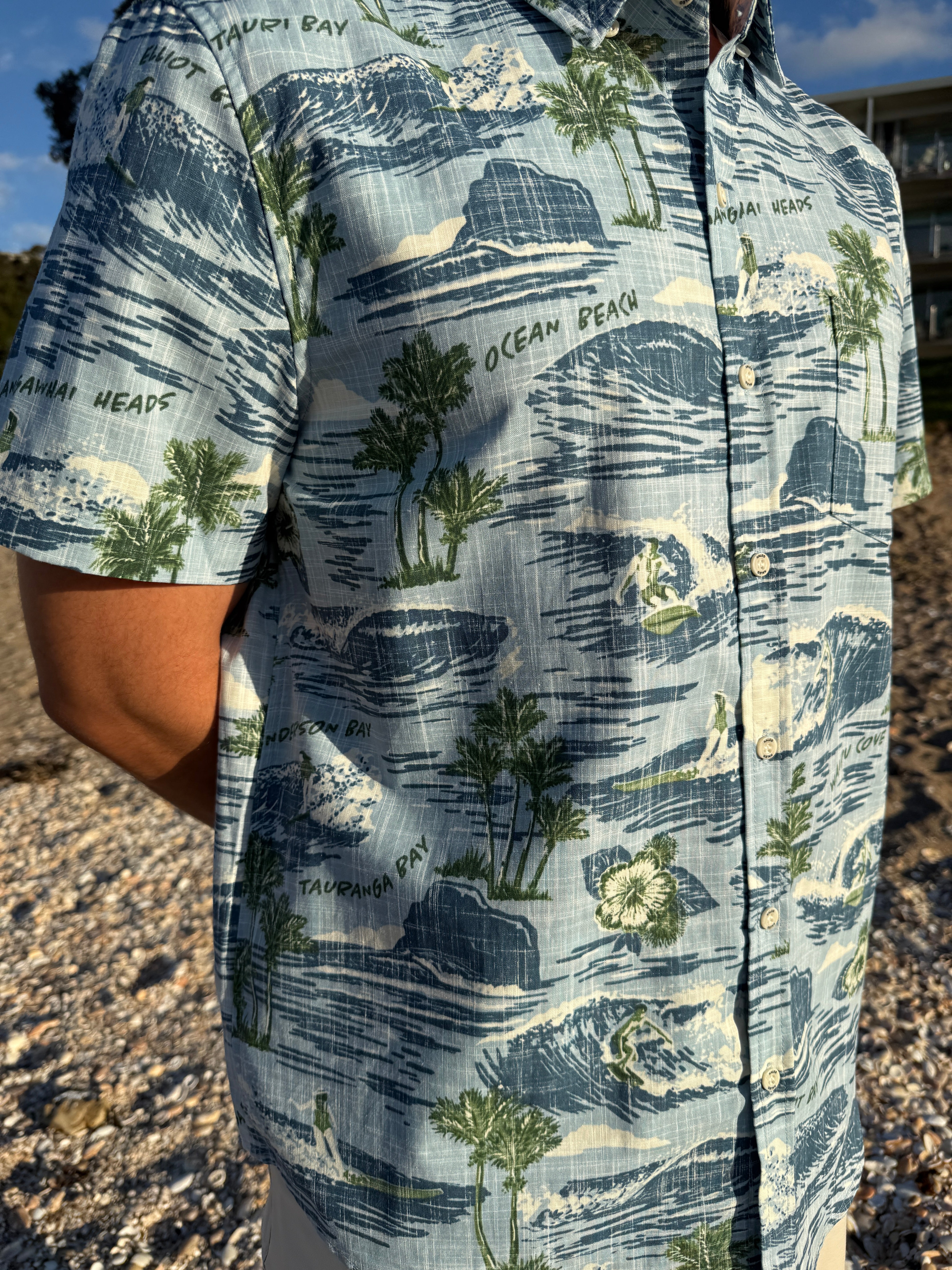 Surf Northland  Kiwi Classic Short Sleeve Mens Shirt