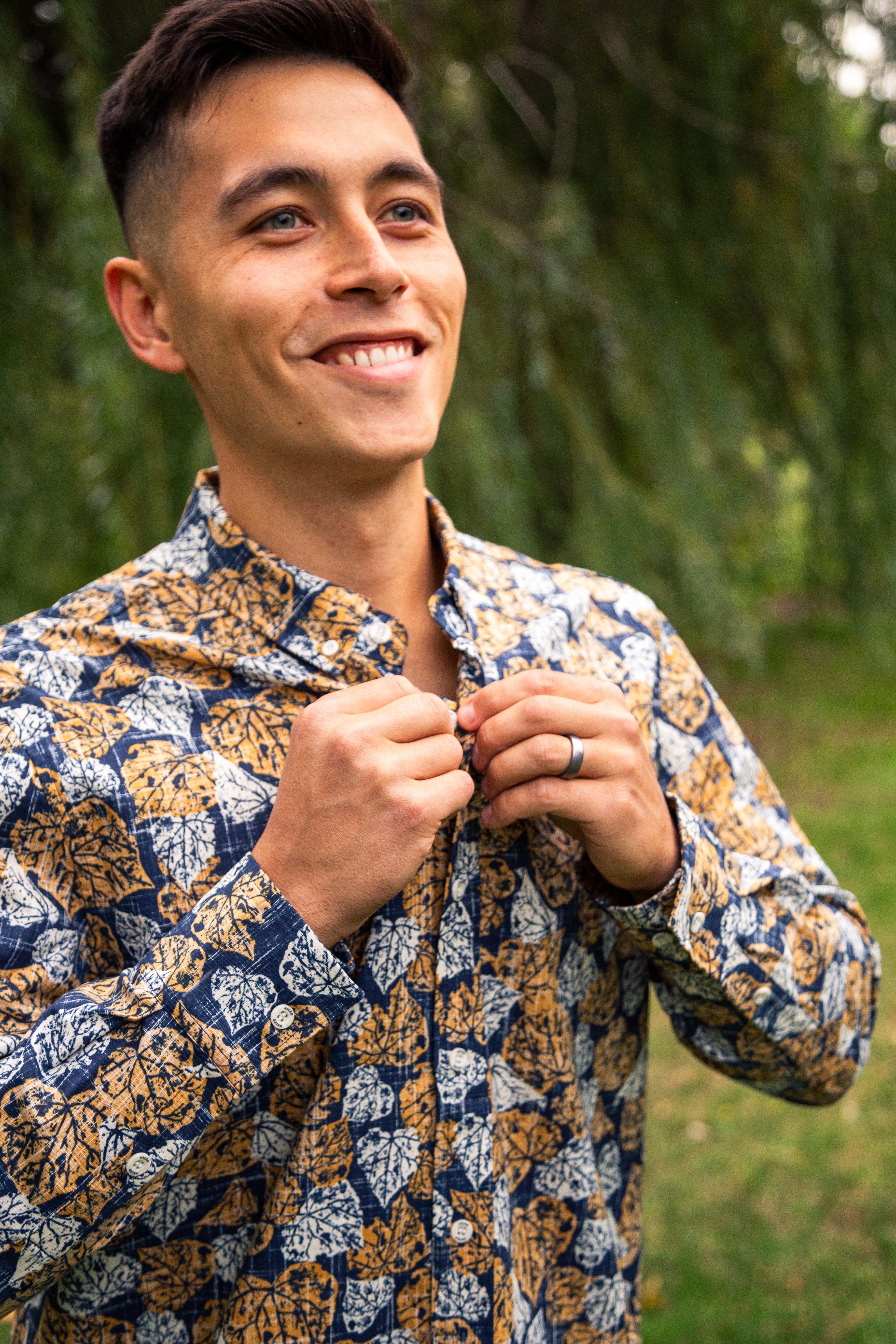 Kawakawa Mens Kiwi Classic Long Sleeve Shirt