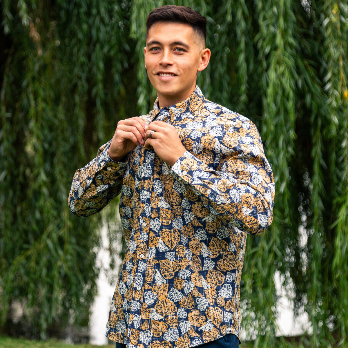 Kawakawa Kiwi Classic Long Sleeve Mens Shirt