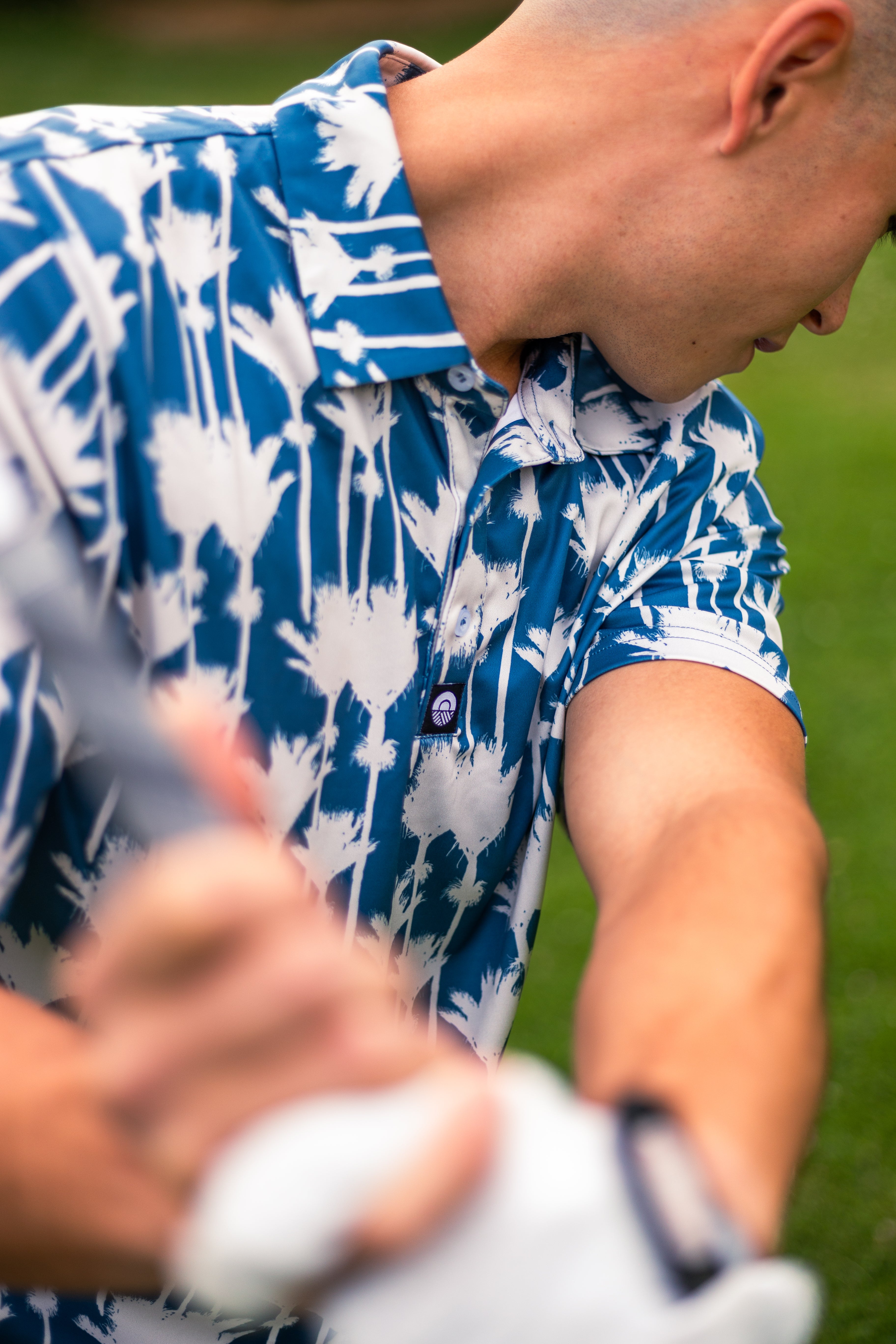 Mens Nikau Palm Golf Polo