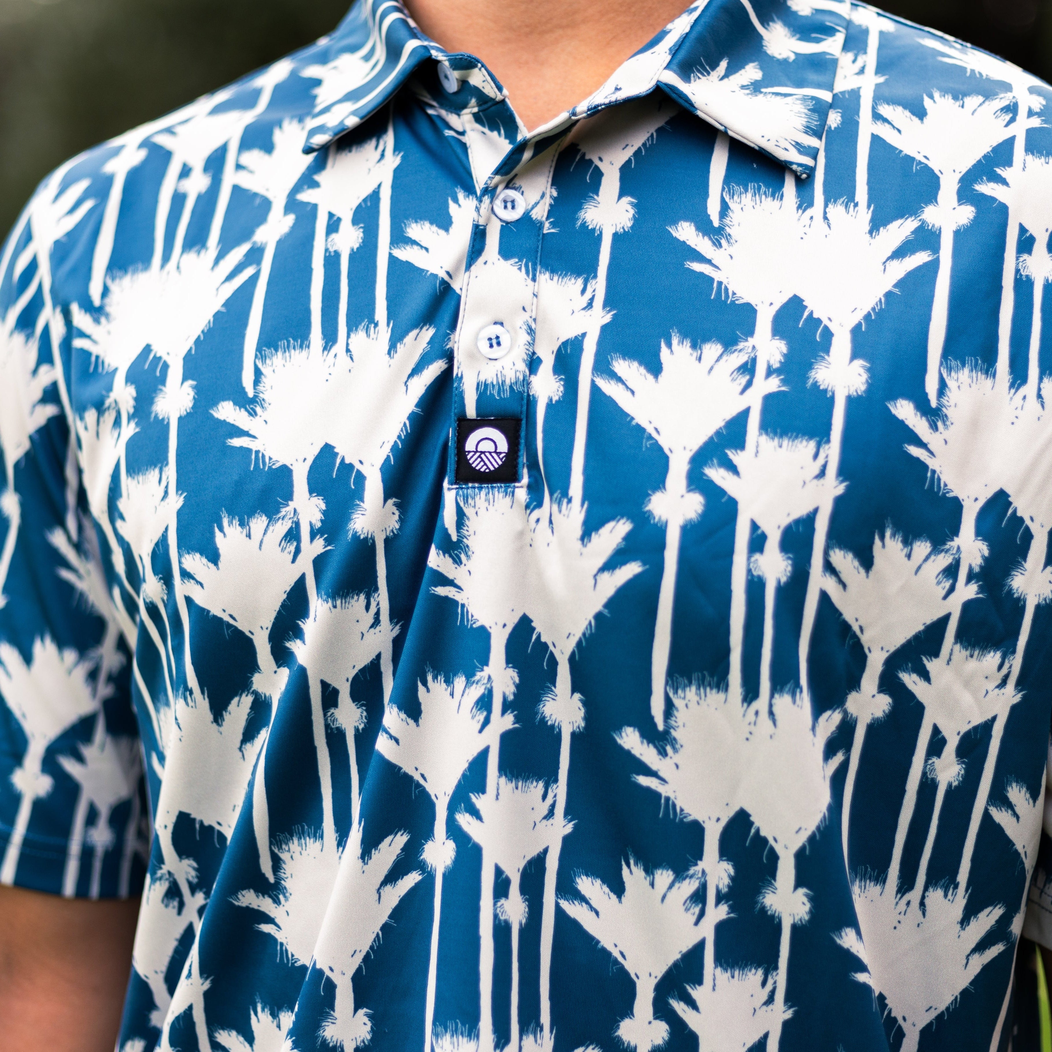 Mens Nikau Palm Golf Polo