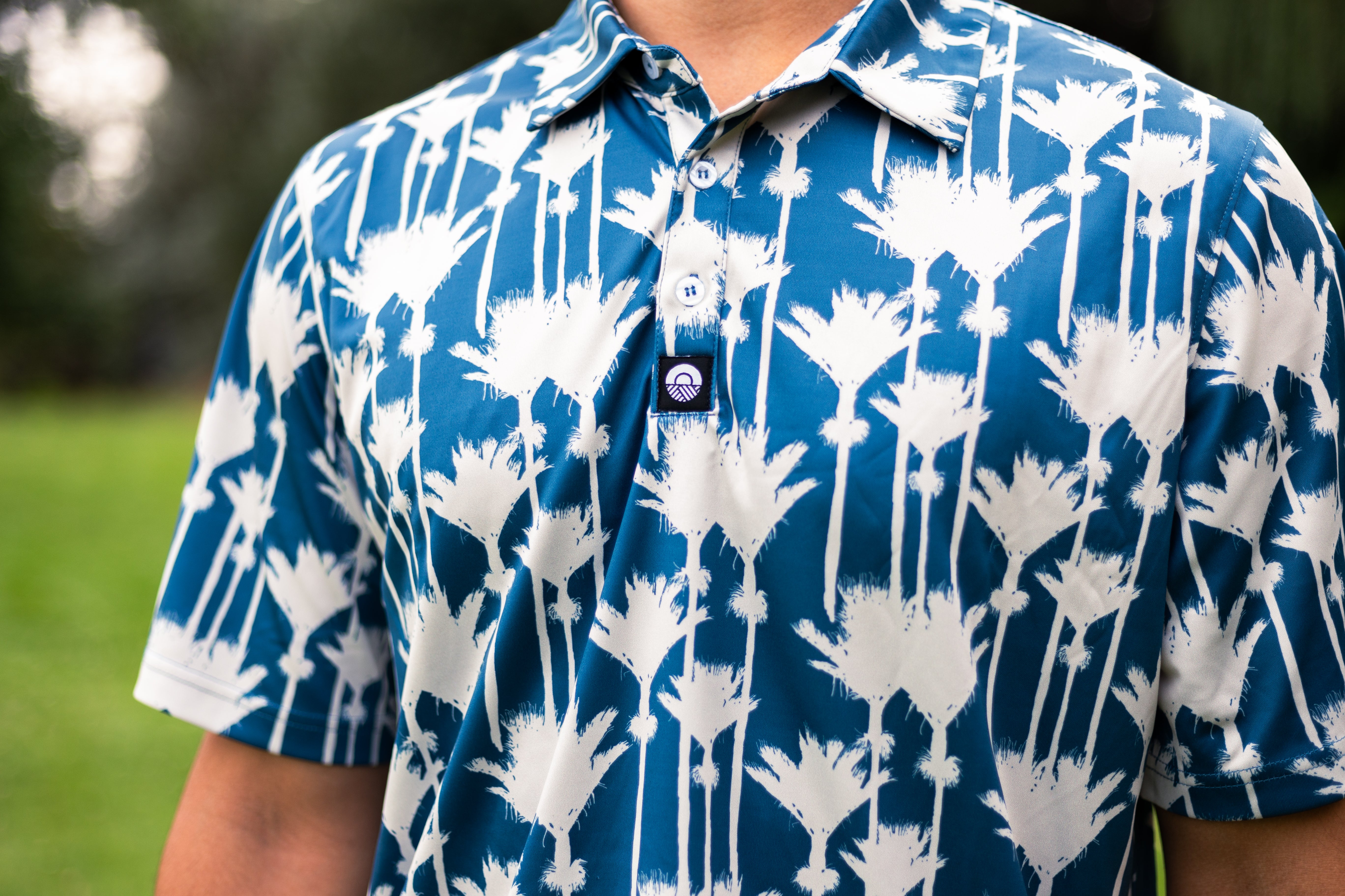 Mens Nikau Palm Golf Polo