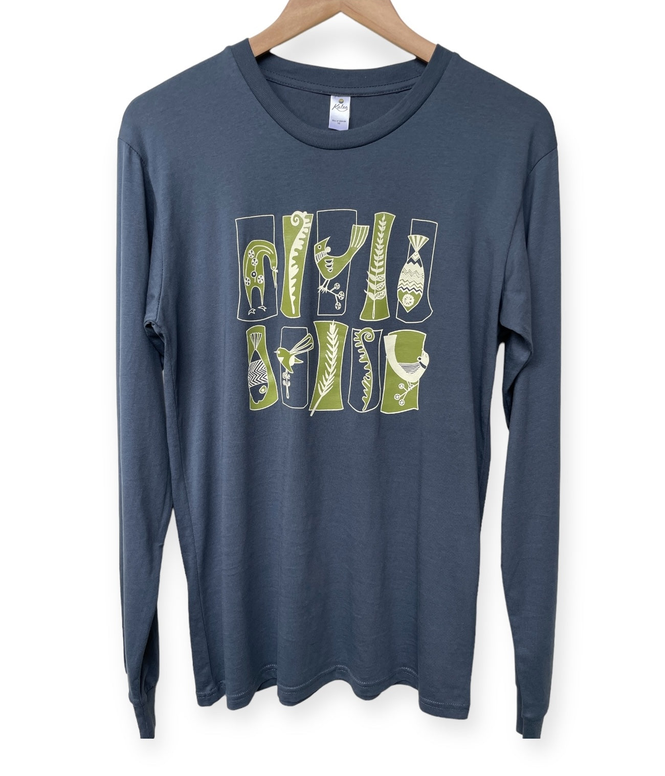 Mid Century Kiwiana  Long Sleeve Mens T-Shirt