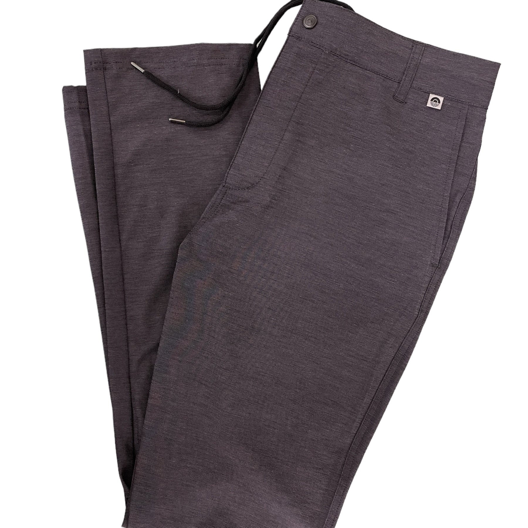 Men’s charcoal chino pants with 4-way stretch – comfortable, durable and versatile NZ designed everyday wear by Kaleo