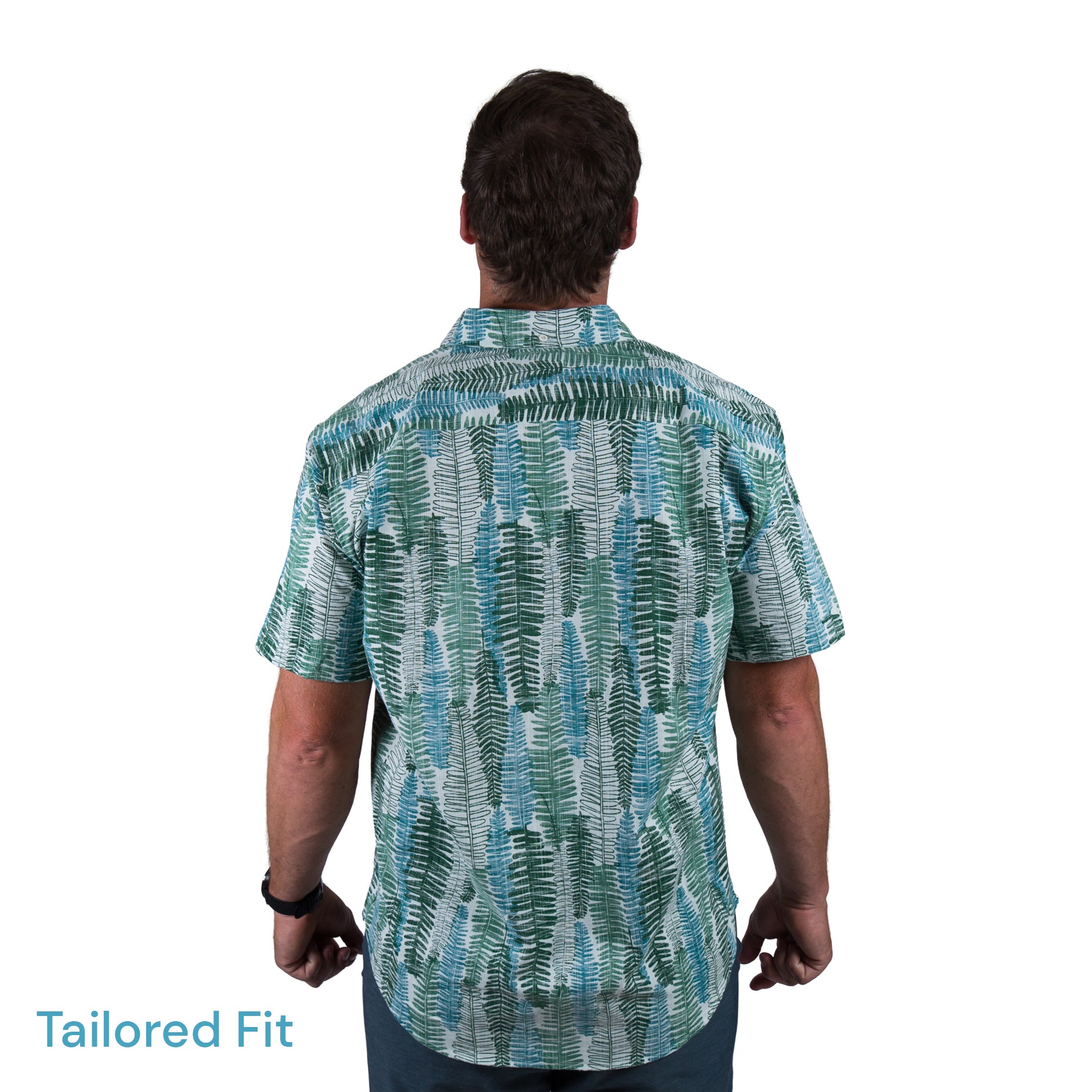 Piupiu Fern Kiwi Classic Short Sleeve Mens Shirt