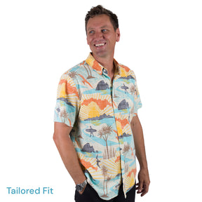 BOI Beach Kiwi Classic Mens Shirt- Short Sleeve