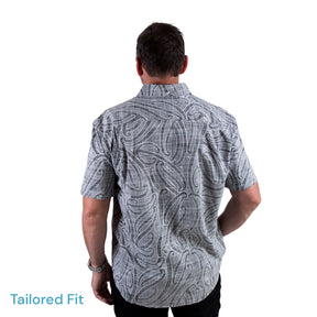 Local Style Kowhaiwhai Kiwi Classic Mens Shirt-Short Sleeve
